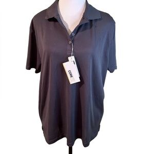 Core365 Ladies' Fitted Performance Piqué Polo - Graphite - Size XL